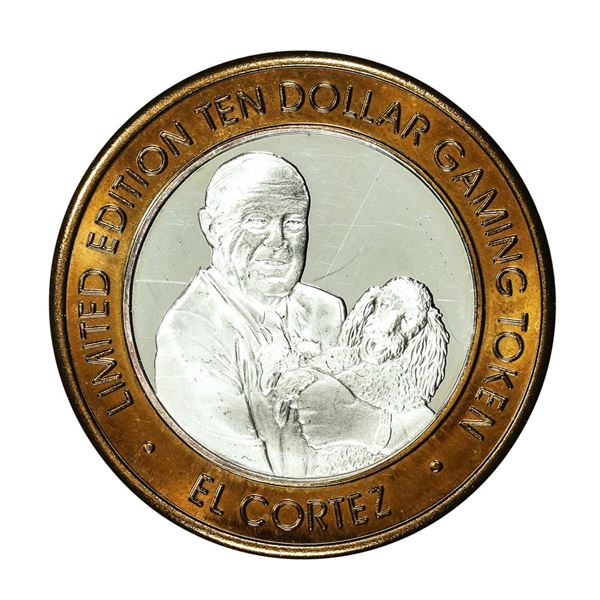 .999 Silver El Cortez Hotel and Casino $10 Limited Edition Gaming Token
