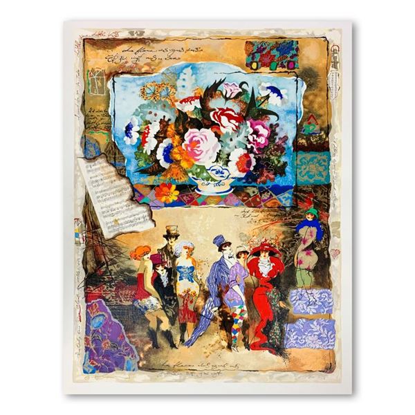 Alexander & Wissotzky "Evening Bouquet" Limited Edition Serigraph On Paper