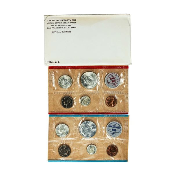 1964 P & D United States Uncirculated Mint Set