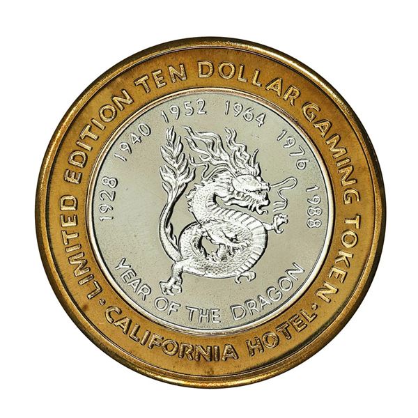 .999 Silver Sam Boyd's California Hotel $10 Casino Limited Edition Gaming Token