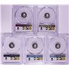 Image 2 : Lot of (5) 2016-Mo Mexico Proof 1/20 oz Silver Libertad Coin PCGS PR69DCAM