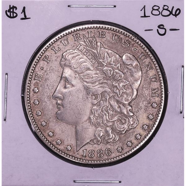 1886-S $1 Morgan Silver Dollar Coin