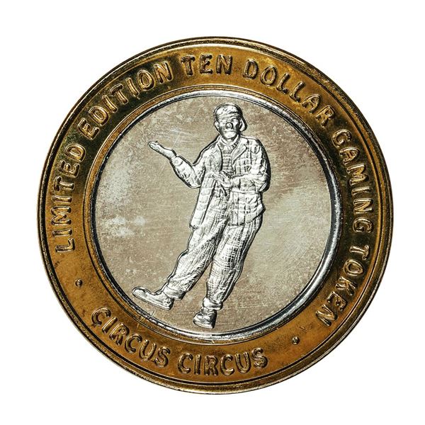 .999 Silver Circus Circus Hotel & Casino Reno, NV $10 Limited Edition Gaming Token