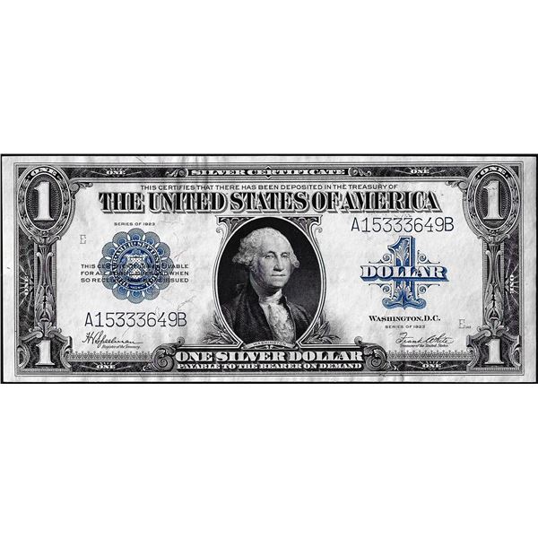 1923 $1 Silver Certificate Note