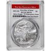 Image 1 : 2021-(S) Type 1 $1 American Silver Eagle Coin PCGS MS70 First Day of Issue Emergency