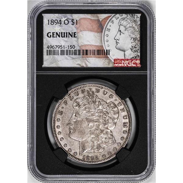 1894-O $1 Morgan Silver Dollar Coin NGC Genuine