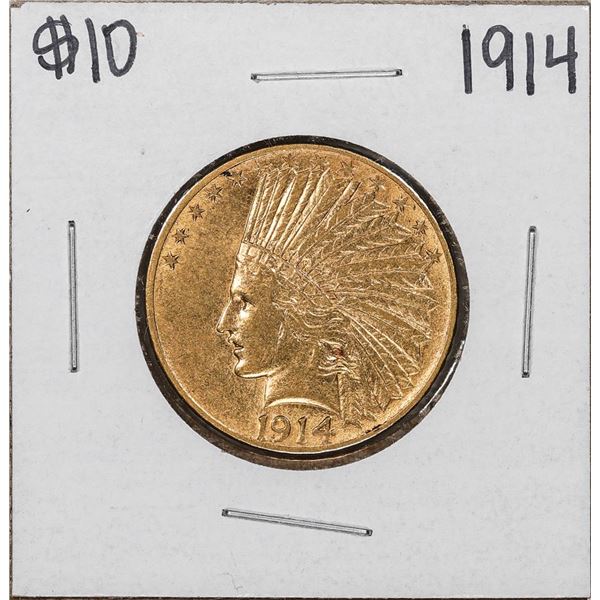 1914 $10 Indian Head Eagle Gold Coin