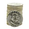Image 1 : Roll of (20) Brilliant Uncirculated 1957 Franklin Half Dollar Coins