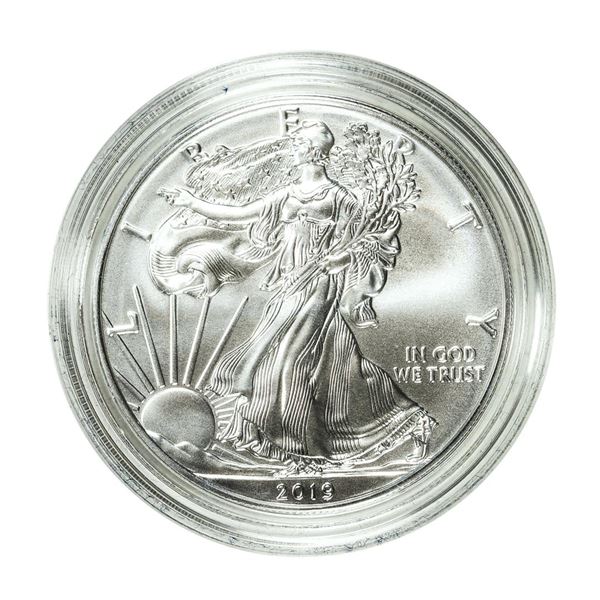 2019-W $1 Burnished American Silver Eagle Coin
