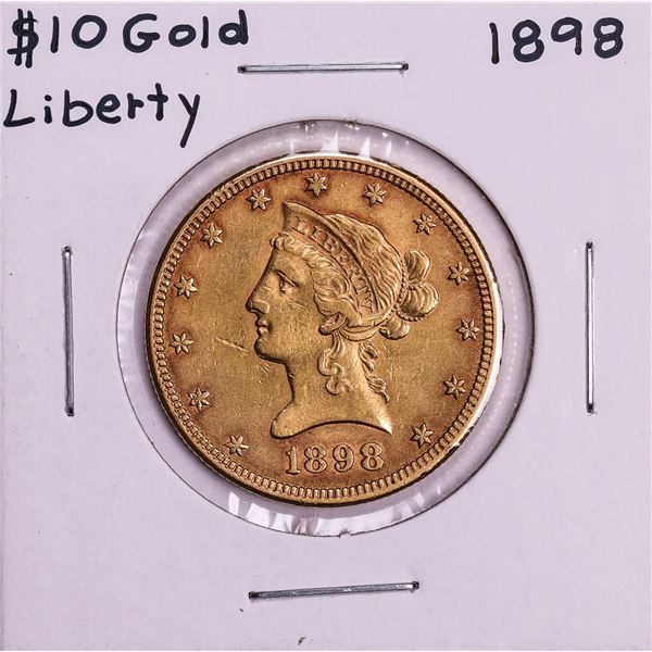 1898 $10 Liberty Head Eagle Gold Coin