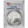 Image 1 : 2008 $1 American Silver Eagle Coin PCGS MS70 First Strike