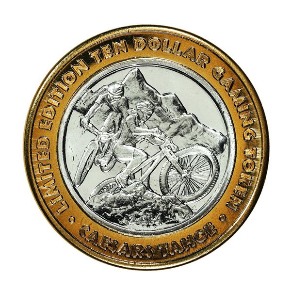 .999 Fine Silver Caesars Tahoe Lake Tahoe, Nevada $10 Limited Edition Gaming Token