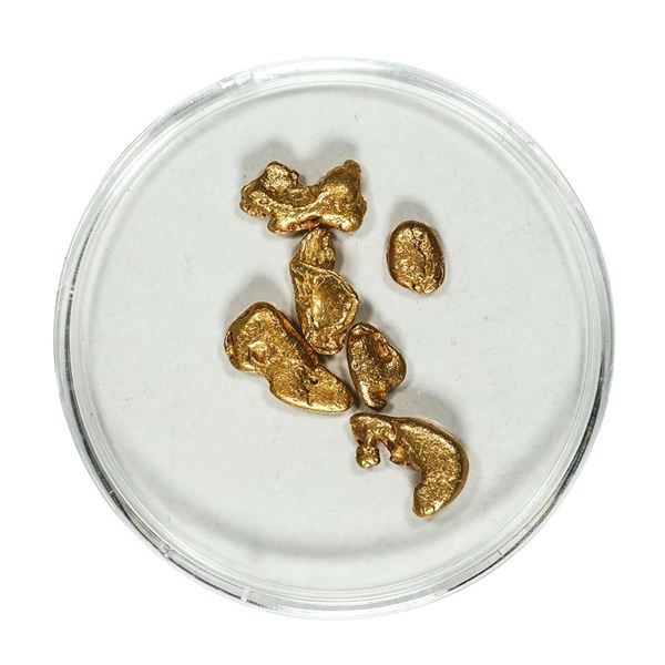 Gold Nuggets 4.13 Grams Total Weight