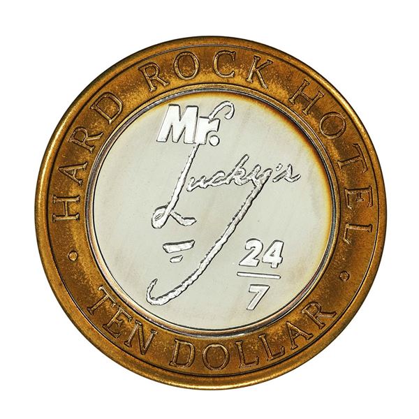 .999 Silver Hard Rock Hotel & Casino Las Vegas, NV $10 Limited Edition Gaming Token