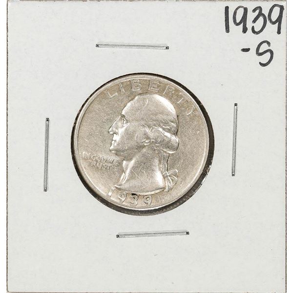 1939-S Washington Quarter Coin