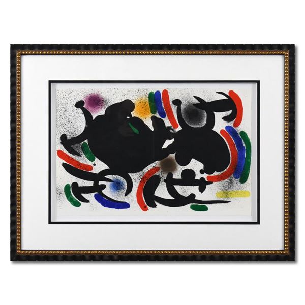 Joan Miro "Plate VII" Print Lithograph on Paper