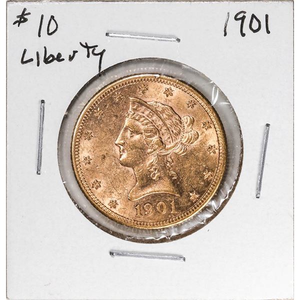 1901 $10 Liberty Head Eagle Gold Coin