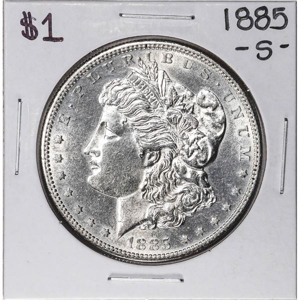 1885-S $1 Morgan Silver Dollar Coin