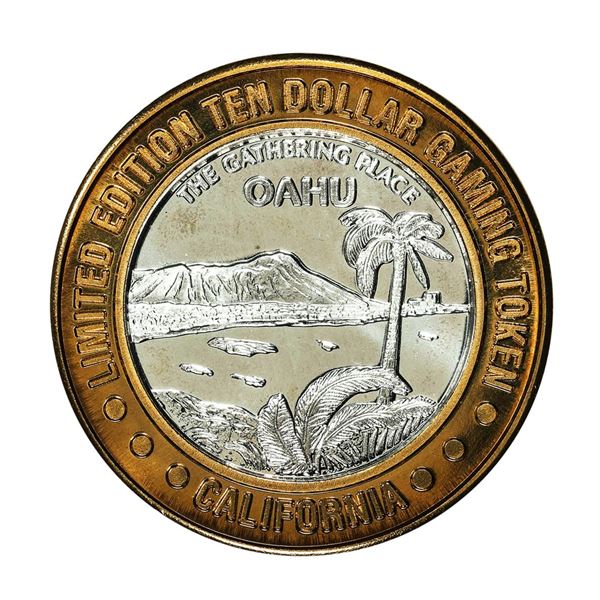 .999 Fine Silver Sam Boyd's California Casino $10 Limited Edition Gaming Token