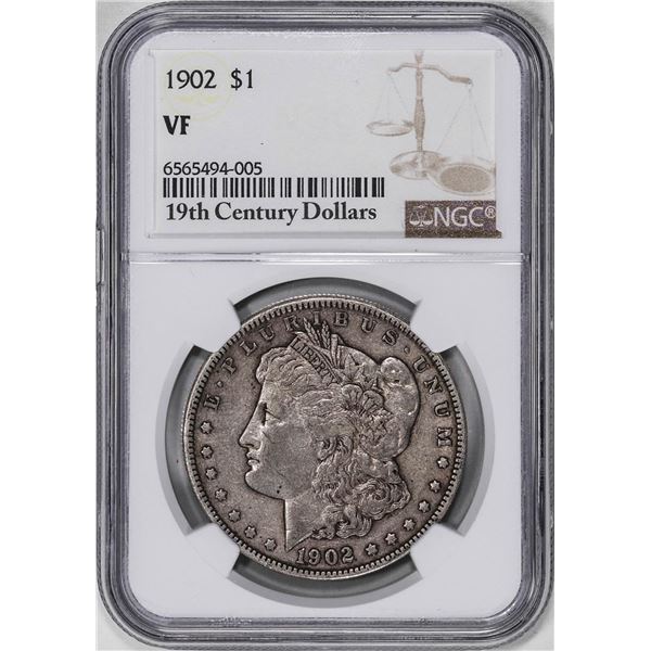 1902 $1 Morgan Silver Dollar Coin NGC VF