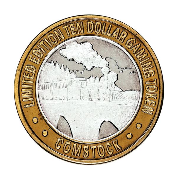 .999 Fine Silver Comstock Hotel & Casino Reno, NV $10 Limited Edition Gaming Token