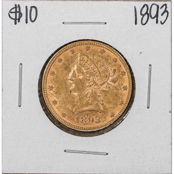 1893 $10 Liberty Head Eagle Gold Coin