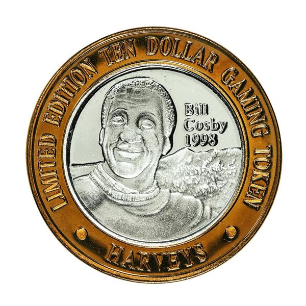 .999 Fine Silver Harvey's Lake Tahoe, Nevada $10 Limited Edition Gaming Token