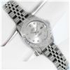 Image 3 : Rolex Ladies Stainless Steel Silver Star Diamond Datejust Wristwatch