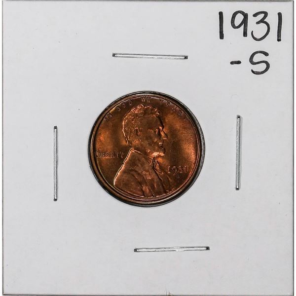 1931-S Lincoln Wheat Cent Coin