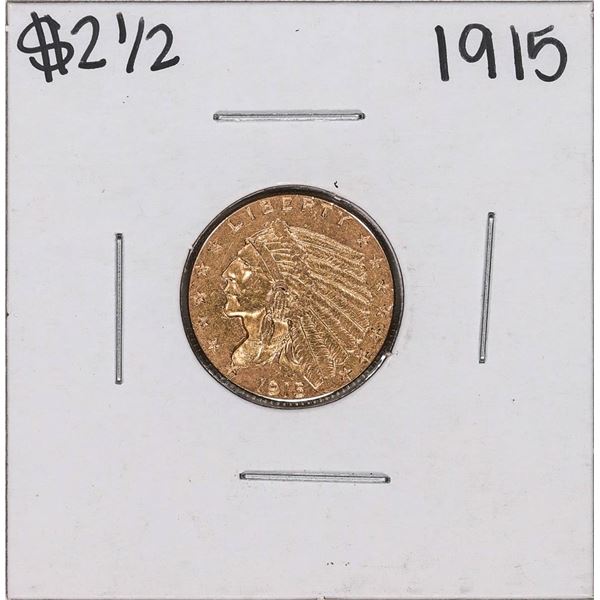 1915 $2 1/2 Indian Head Quarter Eagle Gold Coin