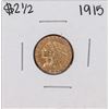 Image 1 : 1915 $2 1/2 Indian Head Quarter Eagle Gold Coin