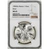 Image 1 : 1985Mo Mexico 1 Onza Libertad Silver Coin NGC MS65