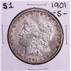 Image 1 : 1901-S $1 Morgan Silver Dollar Coin