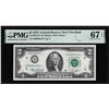 Image 1 : 1976 $2 Federal Reserve STAR Note Fr.1935-D* Cleveland PMG Superb Gem Unc. 67EPQ