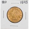 1893 $10 Liberty Head Eagle Gold Coin