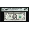 Image 1 : 1985 $100 Federal Reserve Note Chicago Fr.2171-G PMG Gem Unc 67EPQ