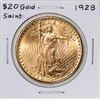 Image 1 : 1928 $20 St. Gaudens Double Eagle Gold Coin