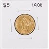 Image 1 : 1900 $5 Liberty Head Half Eagle Gold Coin