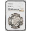 Image 1 : 1885 $1 Morgan Silver Dollar Coin NGC MS62PL