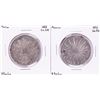 Lot of (2) Mexico 8 Reales Cap & Rays Silver Coins