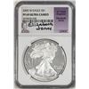 Image 1 : 2005-W $1 Proof American Silver Eagle Coin NGC PF69 Ultra Cameo E. Jones Signature