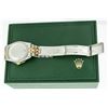 Image 5 : Rolex Mens Two Tone Diamond & Sapphire Datejust Oyster Perpetual Wristwatch With Box