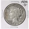 1934-S $1 Peace Silver Dollar Coin