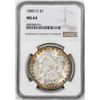 Image 1 : 1885-O $1 Morgan Silver Dollar Coin NGC MS64 Nice Toning