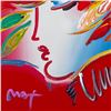 Image 2 : Peter Max "Blushing Beauty" Original Mixed Media on Paper