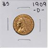1909-D $5 Indian Head Half Eagle Gold Coin