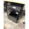 Image 2 : BLACK 2 DRAWER MOBILE CUSHION TOP PEDESTAL