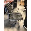 Image 2 : BLACK EAMES STYLE CHROME FRAMED TASK CHAIR