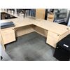 Image 2 : MAPLE 6'X7' L-SHAPE EXECUTIVE DESK LEFT HAND