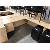 Image 2 : MAPLE 6'X7' L-SHAPE EXECUTIVE DESK LEFT HAND